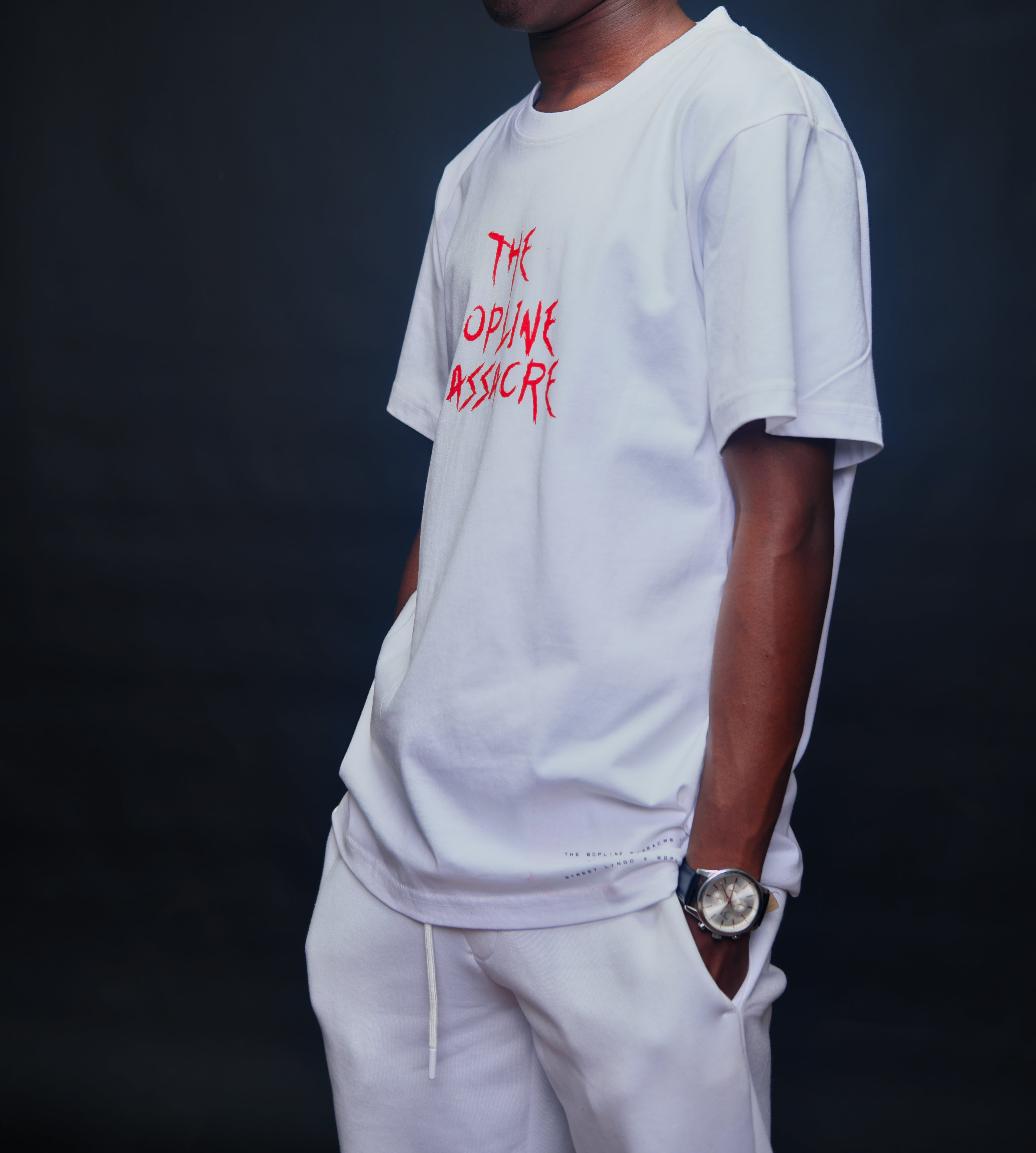 Hunger Ke Opp Blood Tee (White)