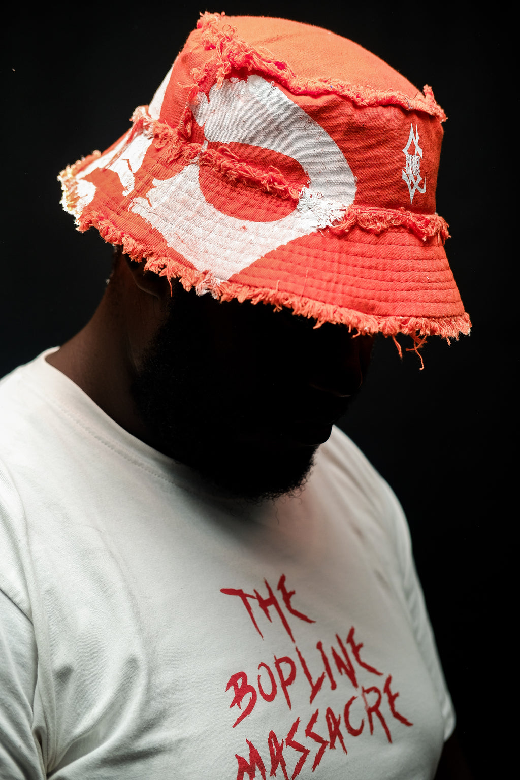 Raba 2in1 Distress Hat (Orange)